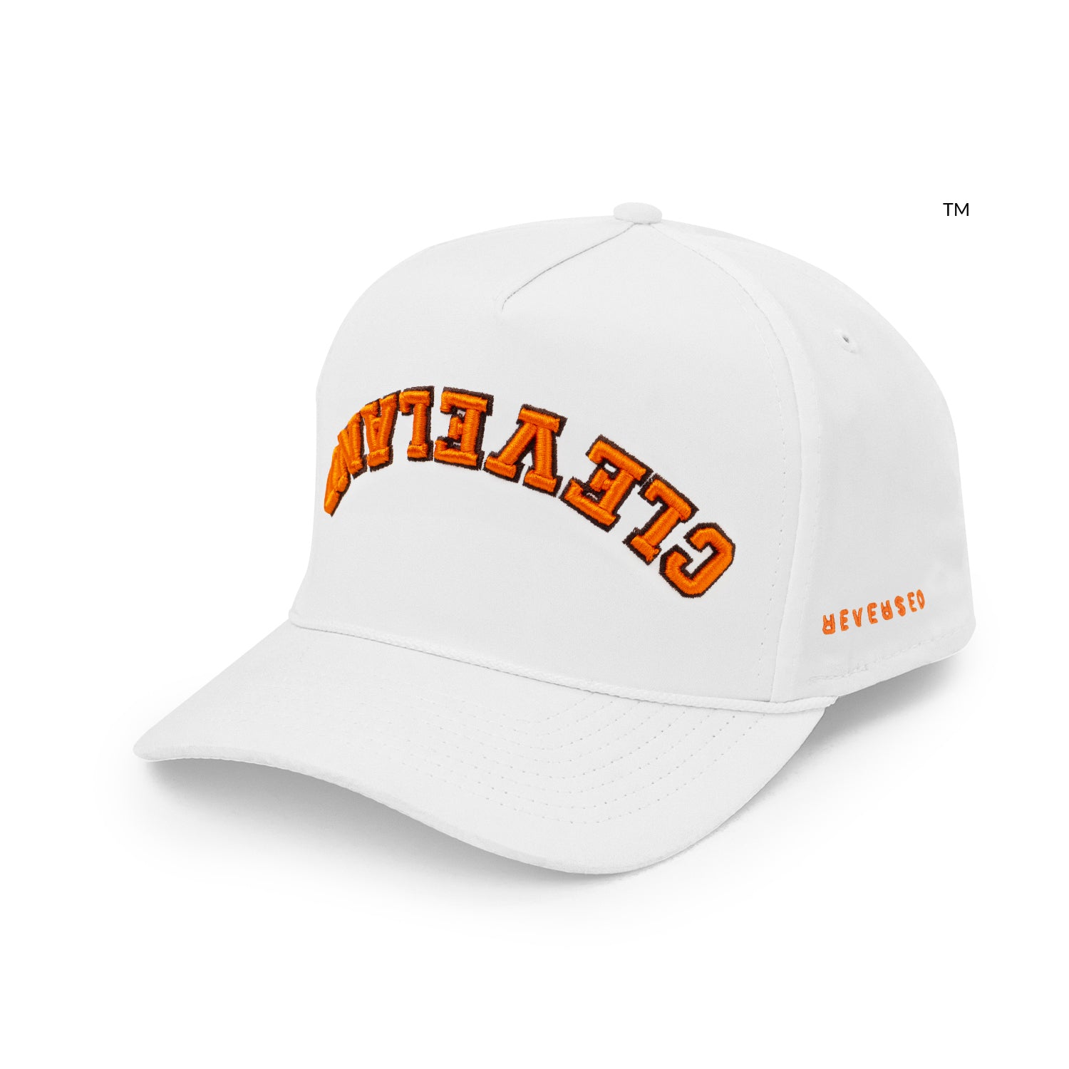 Cleveland City Name Reversible 2-Tone Bucket Hat (Brown/Orange) 