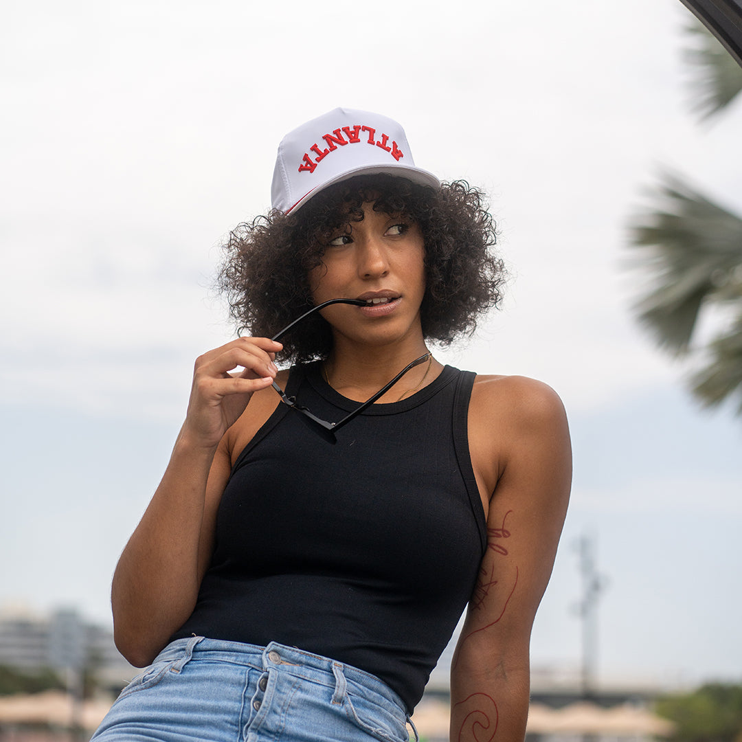 Atlanta Hat - Performance: White & Red