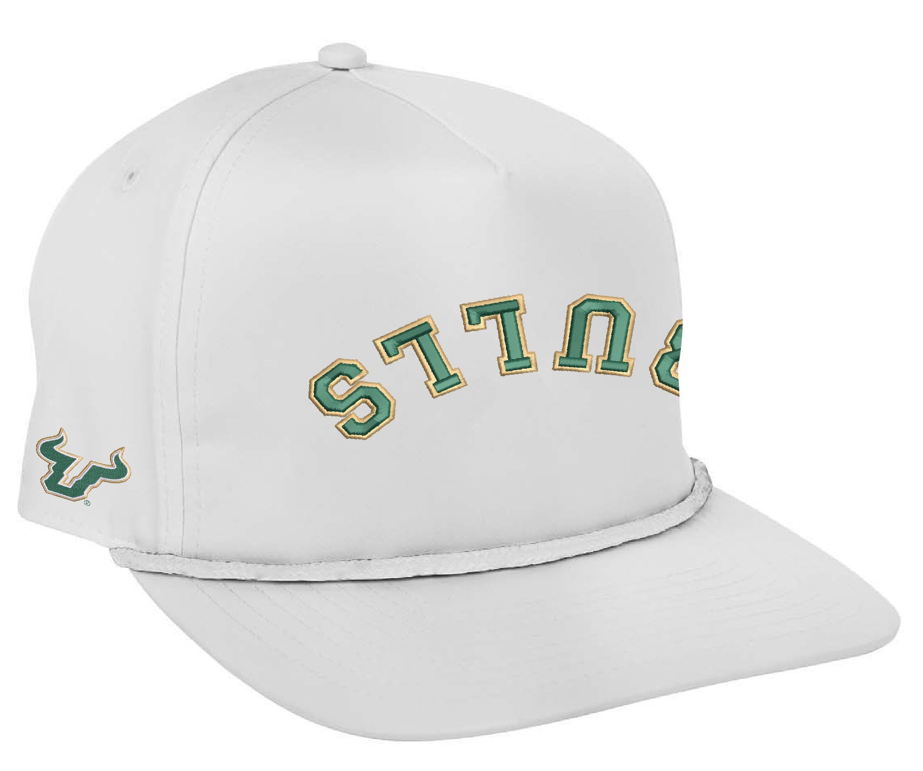 Bulls Logo - Performance: White