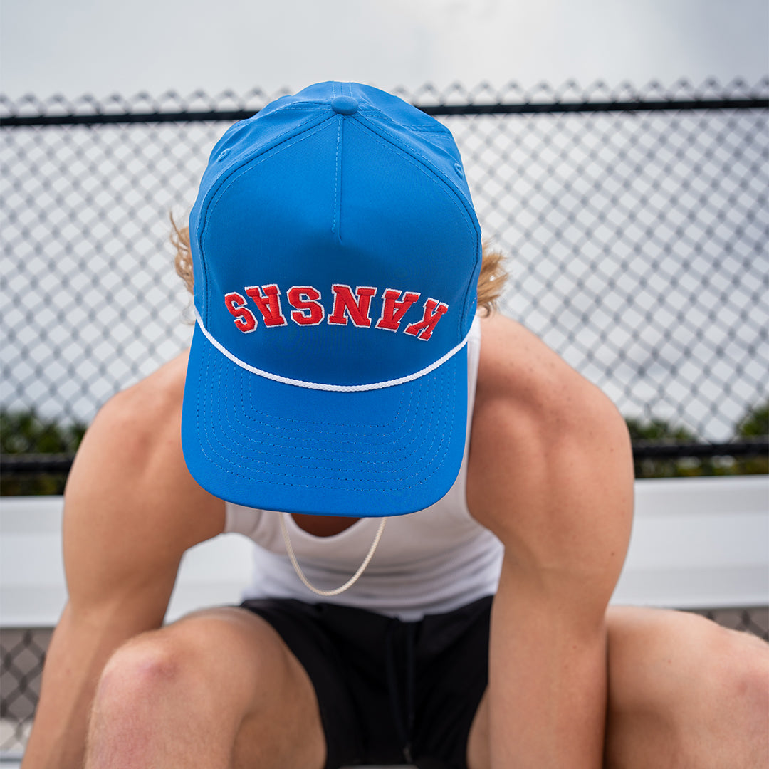 Kansas Hat - Performance: Blue, Red & White