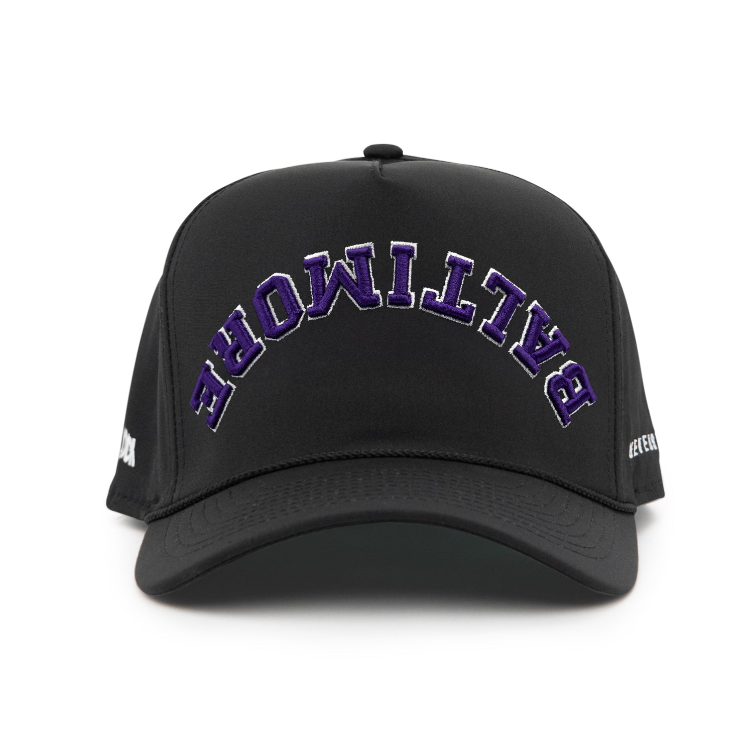 Baltimore Hat - Performance: Black & Purple