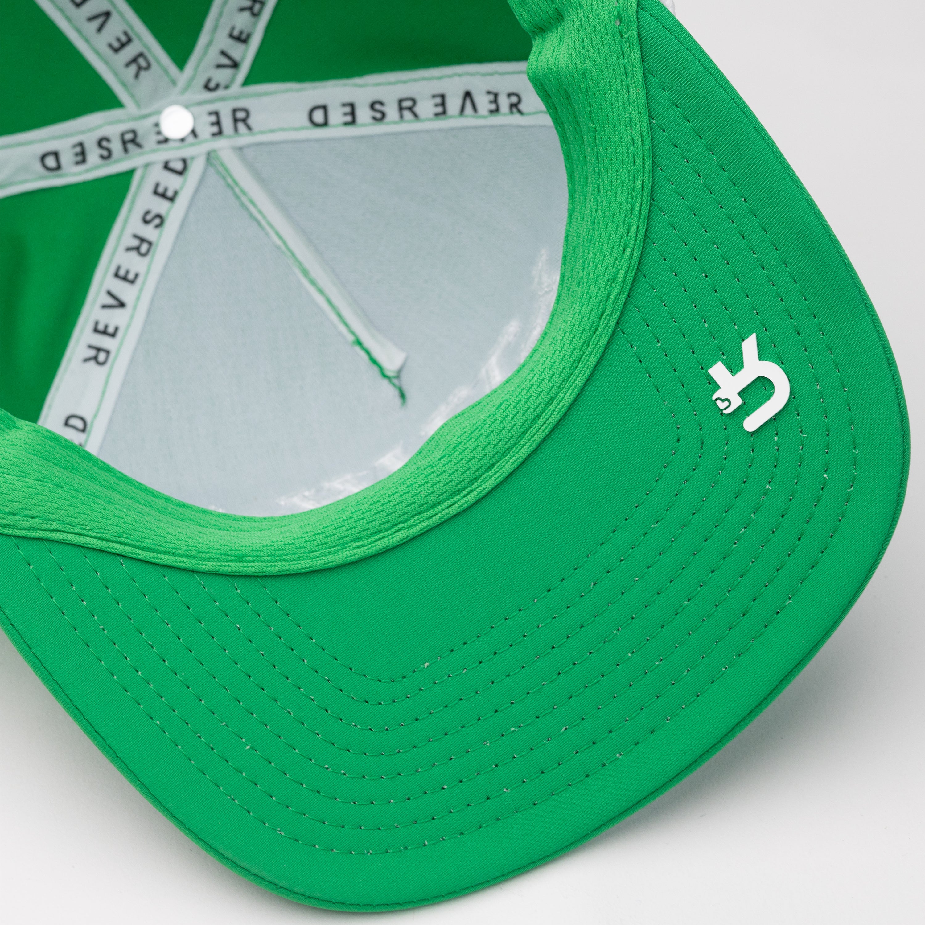 The BONEZ Nロゴキャップ グリーン Upside Down Boston Hat - Performance: Kelly Green