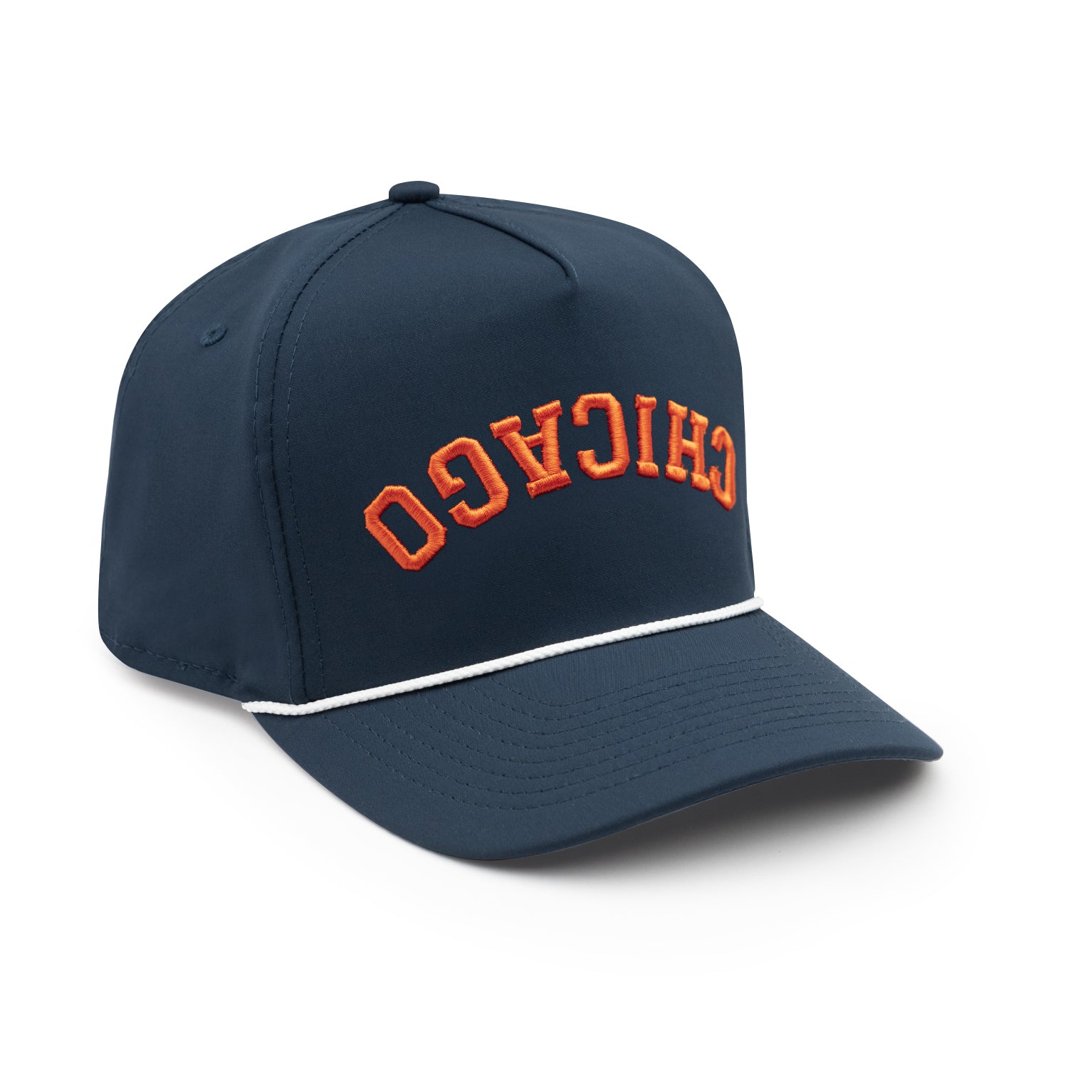 Upside Down Chicago Hat Performance Navy