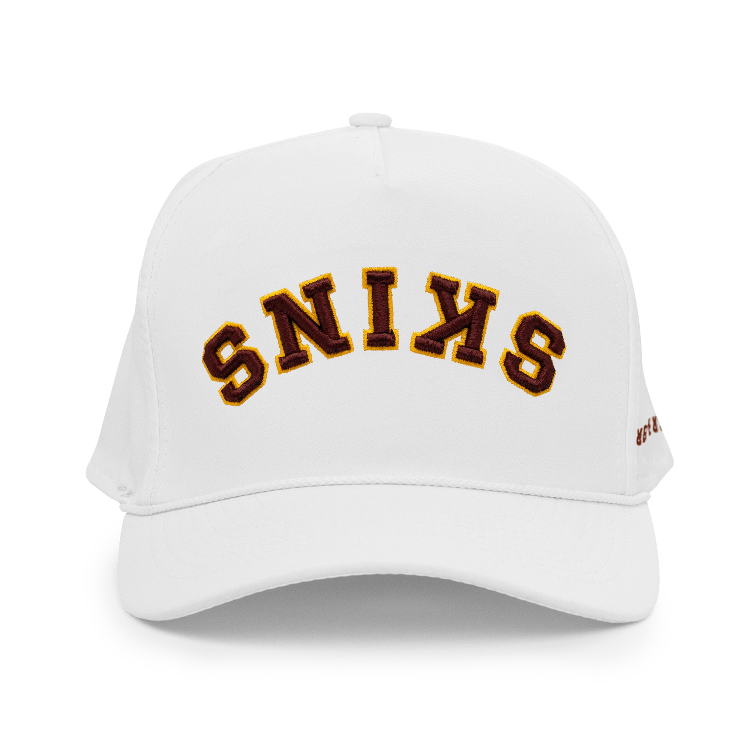 Skins Hat - Performance: White, Garnet, & Gold