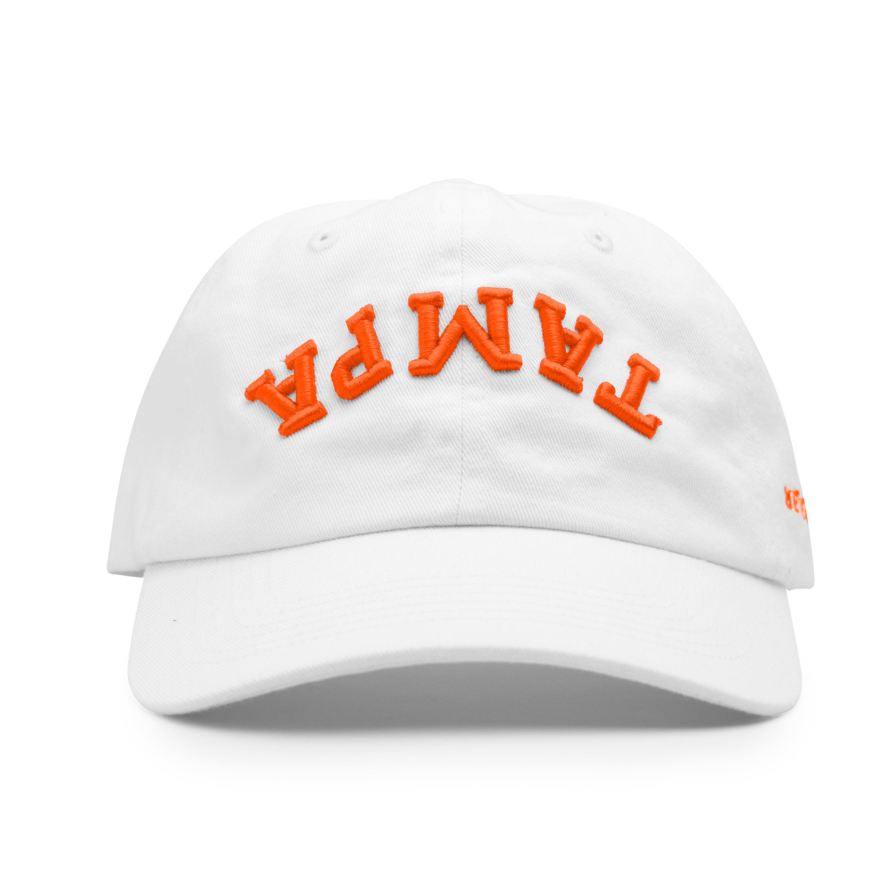 Tampa - Dad Hat: White / Orange