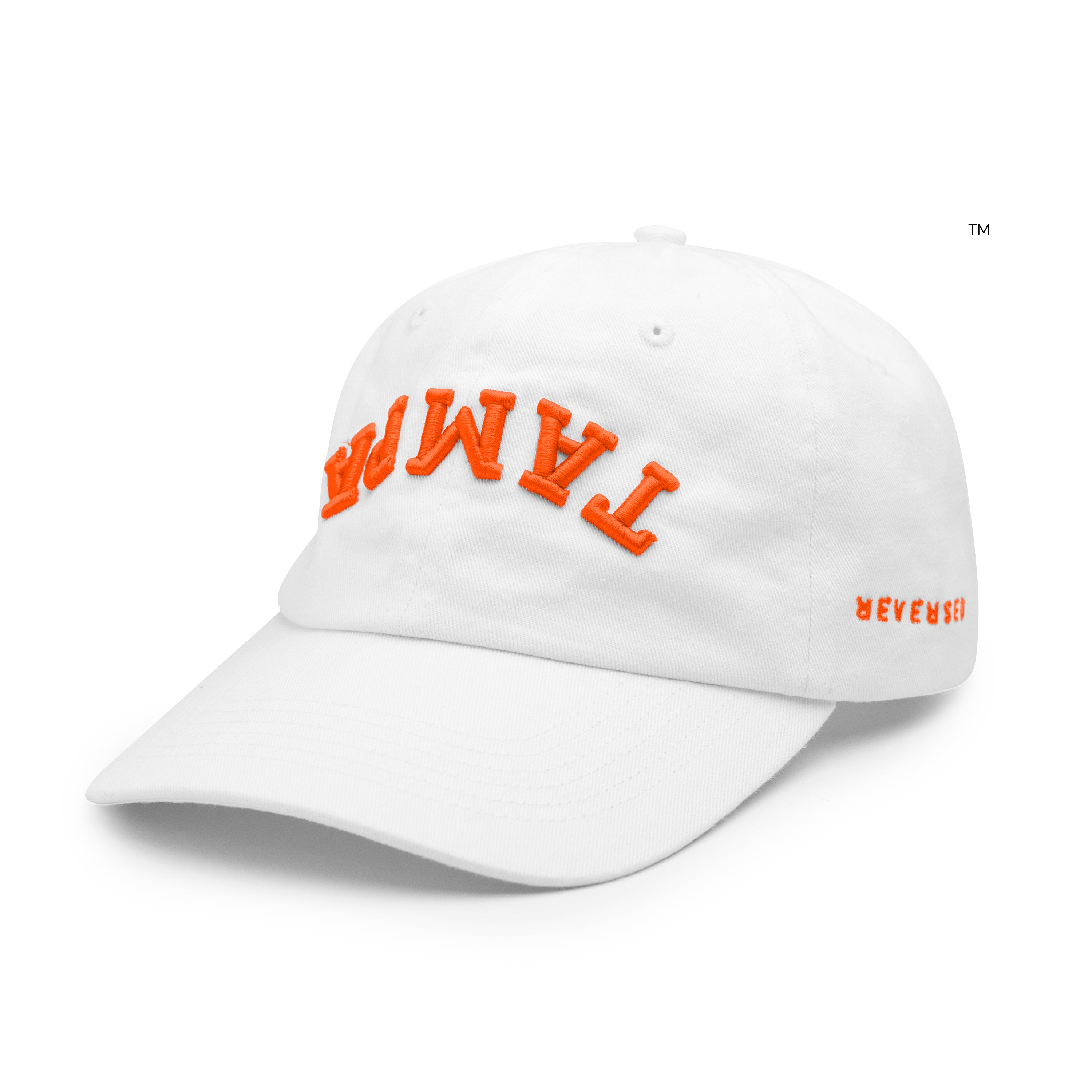 Tampa - Dad Hat: White / Orange