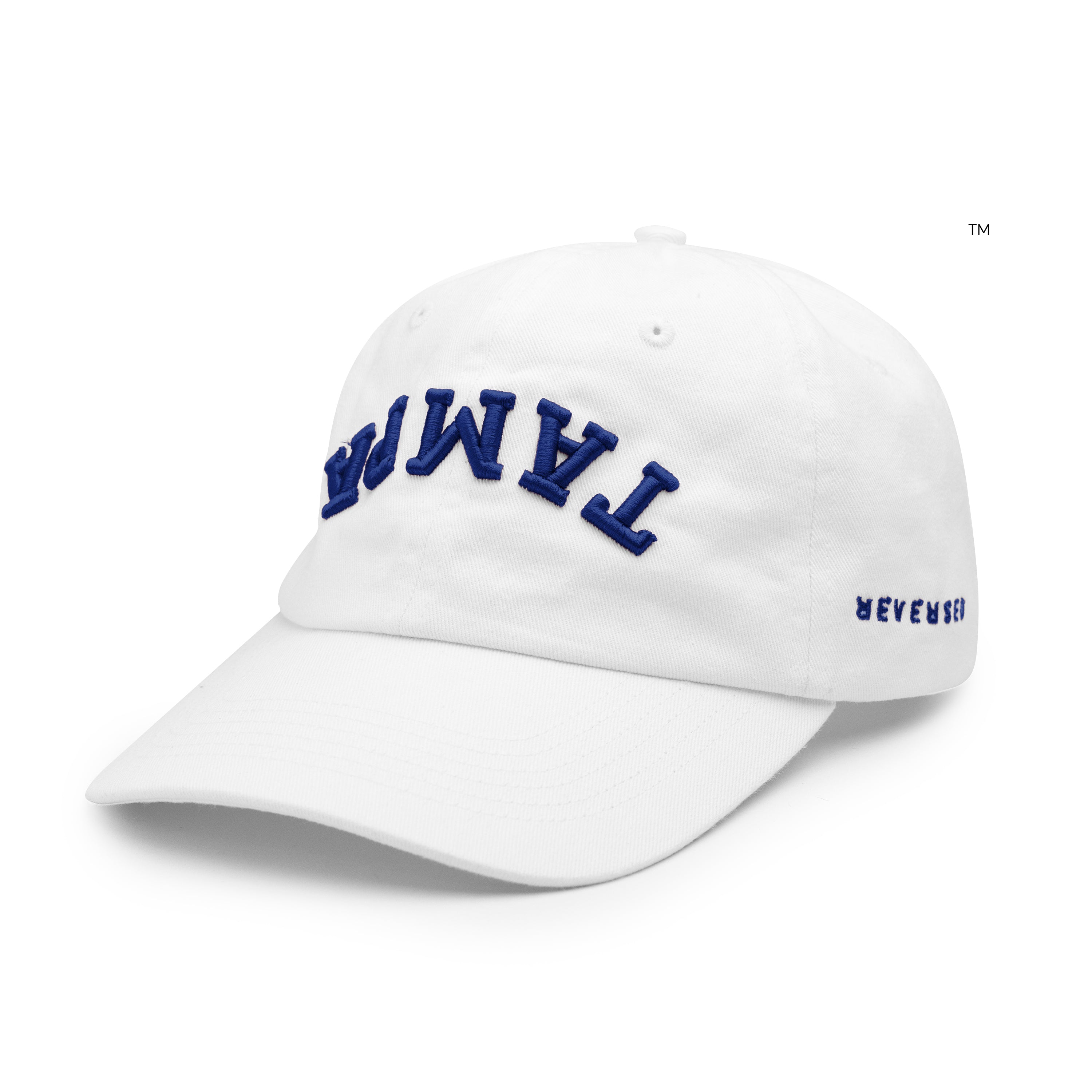 Tampa - Dad Hat: White / Blue