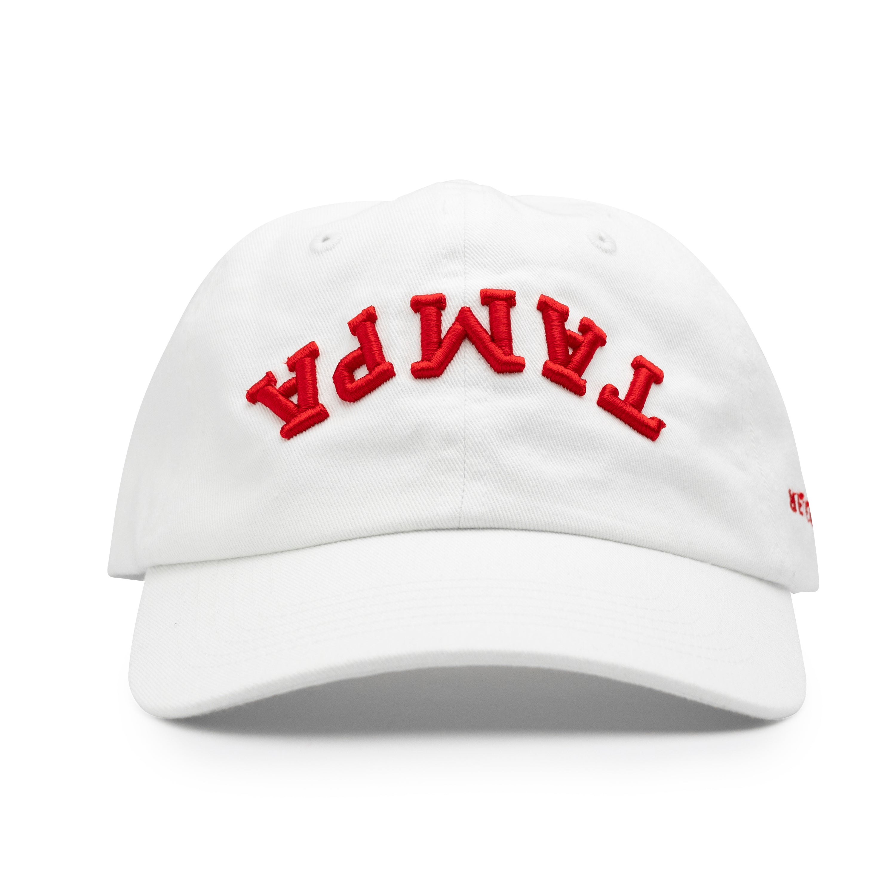 Tampa - Dad Hat: White / Red