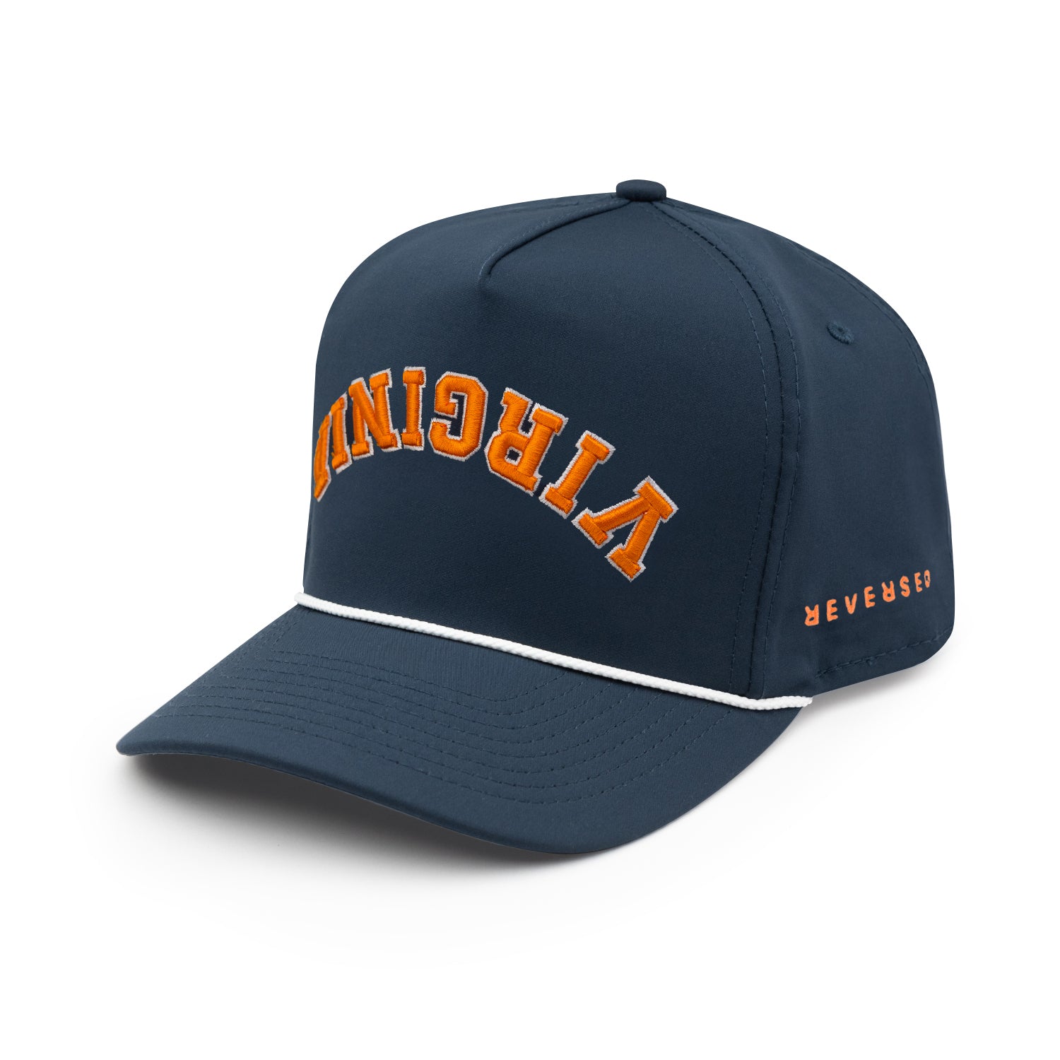 Virginia Hat - Performance: Navy, Orange & White