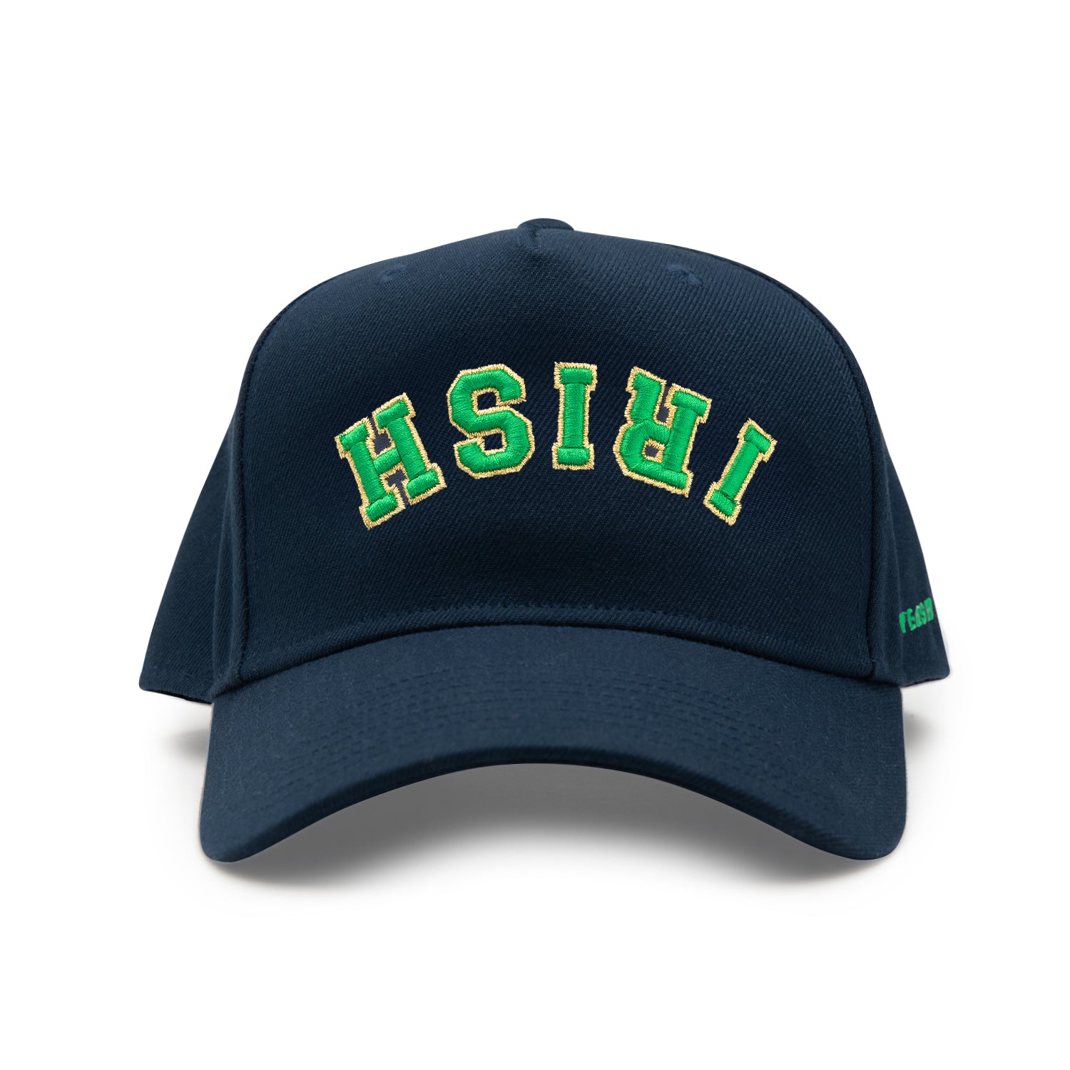 IRISH Hat - Casual: Navy, Green & Gold