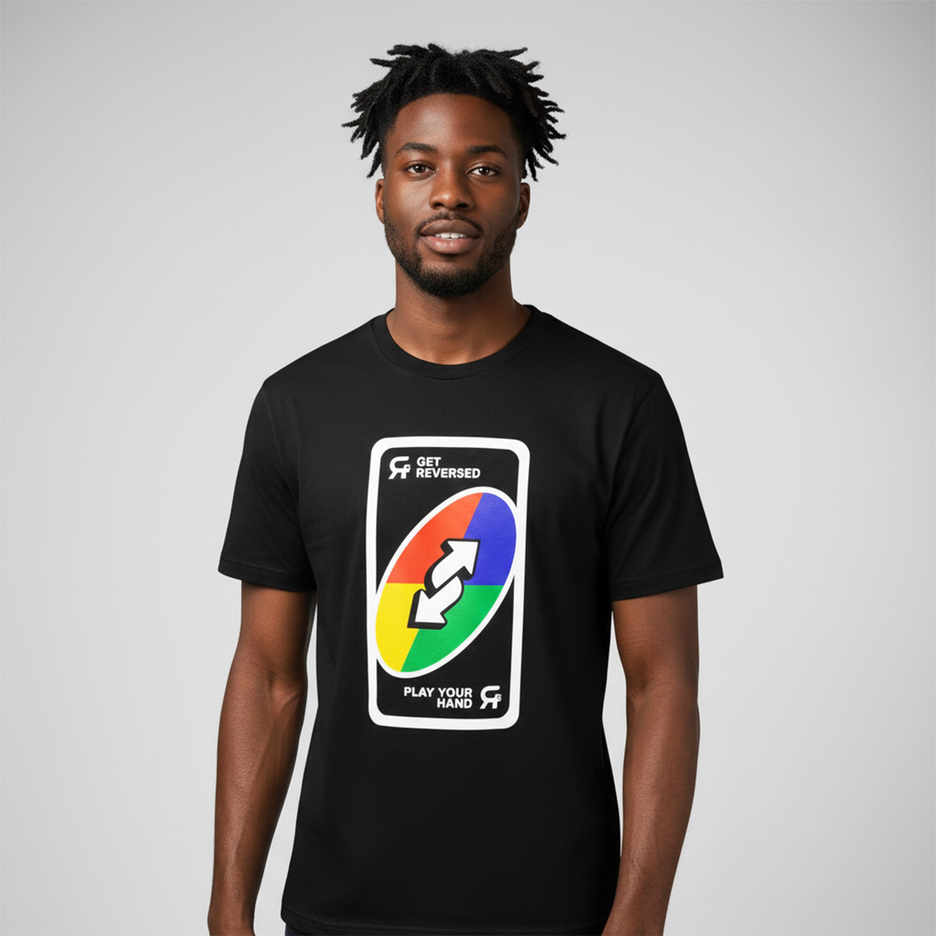 Reversed One - T-Shirt - Black